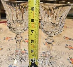 Ensemble de deux verres à vin en cristal Waterford vintage