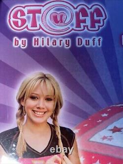 Ensemble de draps VTG Stuff par Hilary Duff Full 2004 Zipper Case Disney's Lizzie McGuire