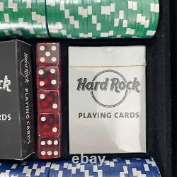 Ensemble de poker Hard Rock Cafe Rare Collectionnable Nouveau Étui de transport authentique