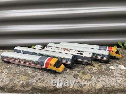 Ensemble de train Hornby Intercity APT trouvé dans un grenier non testé échelle 00 vintage gris