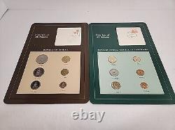 Ensembles de pièces de monnaie Franklin Mint de toutes les nations Vol 1 42 Cartes Chine, URSS et PLUS