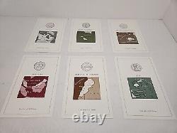 Ensembles de pièces de monnaie Franklin Mint de toutes les nations Vol 1 42 Cartes Chine, URSS et PLUS