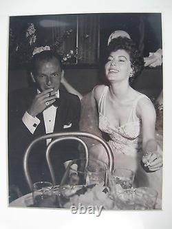 Frank Sinatra Et Ava Gardner Original 8 By 10 Two Photo Set 1953 Par Frank Worth