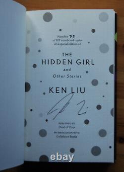 GOLDSBORO Deux collections de nouvelles de Ken Liu Ensemble numéroté limité signé