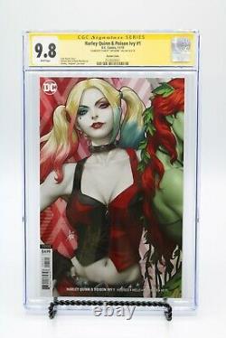 Harley Quinn & Poison Ivy #1 Cgc 9,8 Couvertures De Recouvrement D'artgerme Ss (set De Deux)