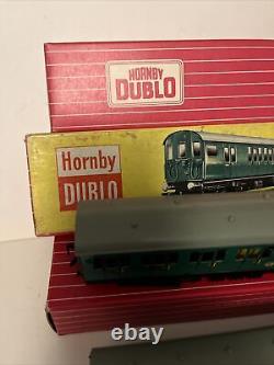 Hornby Dublo 2250/4150/4081 Classe 501 Suburban Emu avec voiture centrale ensemble de 3 voitures