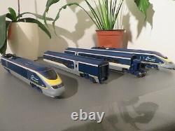 Hornby Ex Eurostar Train Set, Voiture De Conduite, Mannequin Et Deux Autocars Centraux
