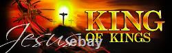 Inspirational Christian Church Banners King And Lord (two Banner Set)