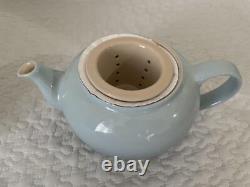Le Creuset Teapot Set One Small Teapot And Two Mugs Ss Coastal Blue With Box