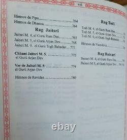 Le Sri Guru Granth Sahib Ji en traduction espagnole - Deux volumes, ensemble complet Sanchia