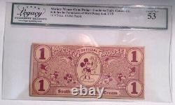 Les Années 1930 Disney Mickey Mouse Cone Dollar Purple Rare Ensemble De Deux