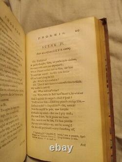 Les Comédies de Terence George Colman 1768, deux volumes, 2ème édition