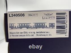 Liliput L340506 Ensemble de wagons ÖBB 4 pièces 3 wagons passagers & wagon de service