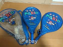 Mario Tennis 64 Raquette De Tennis Ensemble De Deux Dunlop 22in Très Rare 2000