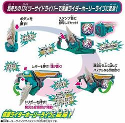 New Bandai Kamen Rider Revice DX Holy Wing Vistamp & DX Deux Sidriver Set Japon