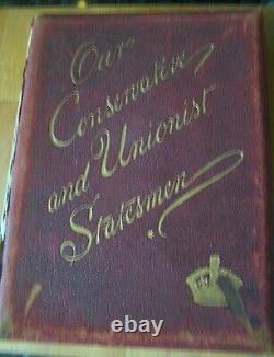 Nos hommes d'État conservateurs et unionistes Ensemble historique en deux volumes vers 1895