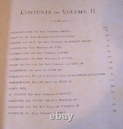 Nos hommes d'État conservateurs et unionistes Ensemble historique en deux volumes vers 1895