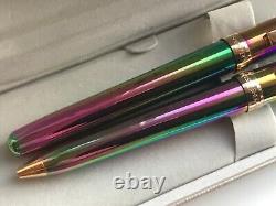 Notre ensemble de stylo-plume et stylo à bille Sheaffer Prelude Vintage (9050), Rainbow Plasma/gt