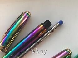 Notre ensemble de stylo-plume et stylo à bille Sheaffer Prelude Vintage (9050), Rainbow Plasma/gt