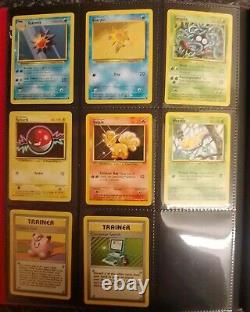 Pokémon Set de Base Ex/Nm Charizard et Deux PSA 8 Holo Presque Complet (94/102)