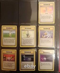 Pokémon Set de Base Ex/Nm Charizard et Deux PSA 8 Holo Presque Complet (94/102)