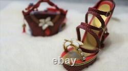 Rare Disney Mulan Mushu Shoe Ornament & Handbag Ensemble De Deux Nouveauté Avec Tags Retraité