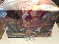 Rare! Harry Potter Two Player Starter Set Box Nouvel Affichage De Jeu De Cartes À Échanger