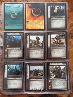 SEIGNEUR DES ANNEAUX LOTR ccg Le Seigneur des Anneaux: Les Deux Tours ensemble complet de 365 cartes qualité menthe 2002