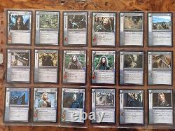 SEIGNEUR DES ANNEAUX LOTR ccg Le Seigneur des Anneaux: Les Deux Tours ensemble complet de 365 cartes qualité menthe 2002