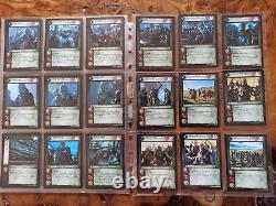 SEIGNEUR DES ANNEAUX LOTR ccg Le Seigneur des Anneaux: Les Deux Tours ensemble complet de 365 cartes qualité menthe 2002