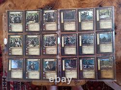 SEIGNEUR DES ANNEAUX LOTR ccg Le Seigneur des Anneaux: Les Deux Tours ensemble complet de 365 cartes qualité menthe 2002