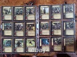 SEIGNEUR DES ANNEAUX LOTR ccg Le Seigneur des Anneaux: Les Deux Tours ensemble complet de 365 cartes qualité menthe 2002