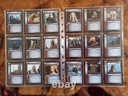 SEIGNEUR DES ANNEAUX LOTR ccg Le Seigneur des Anneaux: Les Deux Tours ensemble complet de 365 cartes qualité menthe 2002