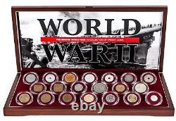Seconde Guerre mondiale WW2 (20 pièces) & Allemagne nazie (12 pièces) Ensembles de pièces certifiées en boîte