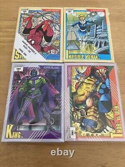 Série De Cartes À Échanger De Base De L'univers Marvel Deuxième Série 1991 De 162 Cartes Impel