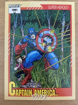 Série De Cartes À Échanger De Base De L'univers Marvel Deuxième Série 1991 De 162 Cartes Impel