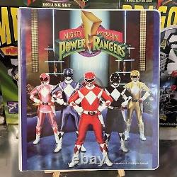 Série complète de cartes à échanger Power Rangers Série 1 avec classeur et deux signatures