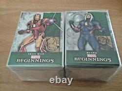 Série de cartes à échanger Marvel Beginnings deuxième série mini ensemble maître comprenant Prime Micromotion.
