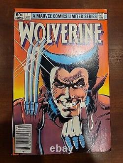 Série limitée Wolverine 1-4 Ensemble complet Marvel Comics Sac individuellement