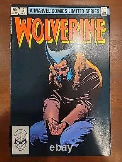 Série limitée Wolverine 1-4 Ensemble complet Marvel Comics Sac individuellement