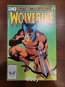 Série limitée Wolverine 1-4 Ensemble complet Marvel Comics Sac individuellement