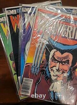 Série limitée Wolverine 1-4 Ensemble complet Marvel Comics Sac individuellement