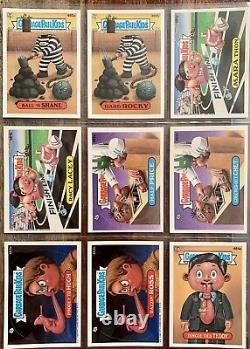 Série originale 12 complète de 82 cartes Garbage Pail Kids Os12 de 1988 de Topps dans un classeur