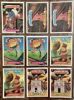 Série originale 12 complète de 82 cartes Garbage Pail Kids Os12 de 1988 de Topps dans un classeur