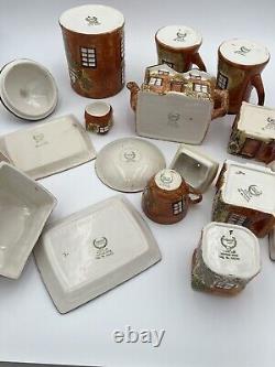 Service à thé vintage Price Kensington Cottage Ware collectionnable de style cottagecore grannycore