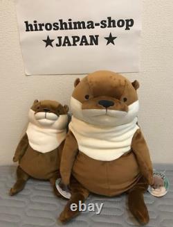 Shinada Global Mochi-kawauso Otter Marron Peluche Ensemble De Deux L Et M Taille Nouveau