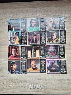 Star Trek TOS Série Originale Saison 2 (Deux) 26 Cartes Plaque Or Ensemble G30-G55