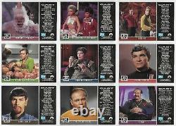 Star Trek Tos Original Series Saison 2 (deux) 26 Cartes Or Plaque Set G30-g55