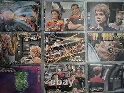 Star Trek Voyager Saison Un Série Deux Ensemble Maître UK Chase & Classeur 120 Cartes