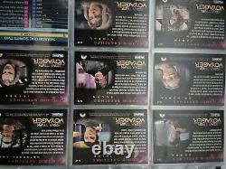 Star Trek Voyager Saison Un Série Deux Ensemble Maître UK Chase & Classeur 120 Cartes